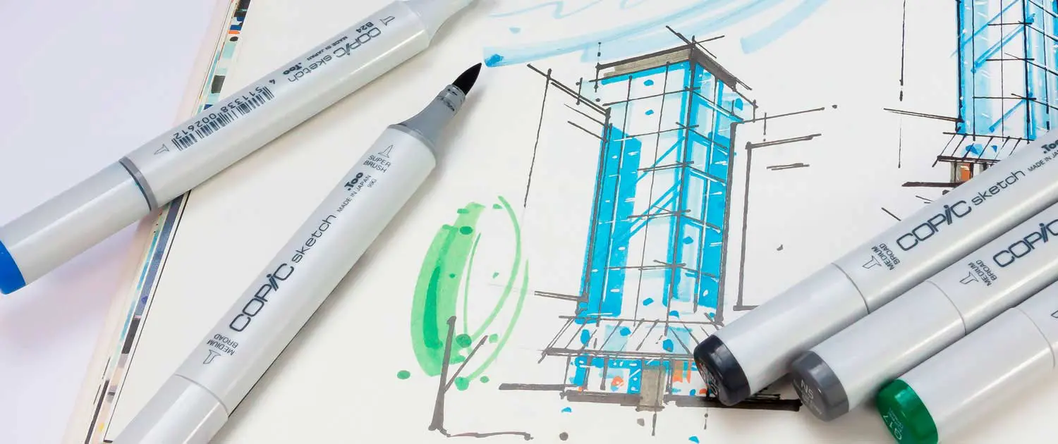 Skizze Architekt