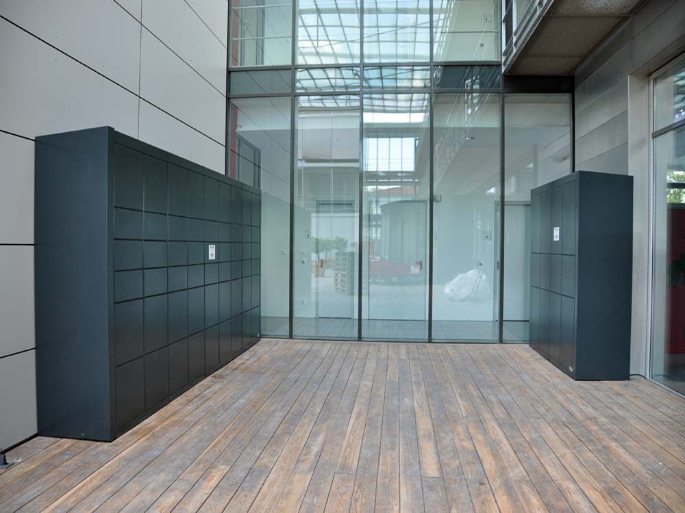 Paketstation eines Unternehmens Paketstation eines Unternehmens