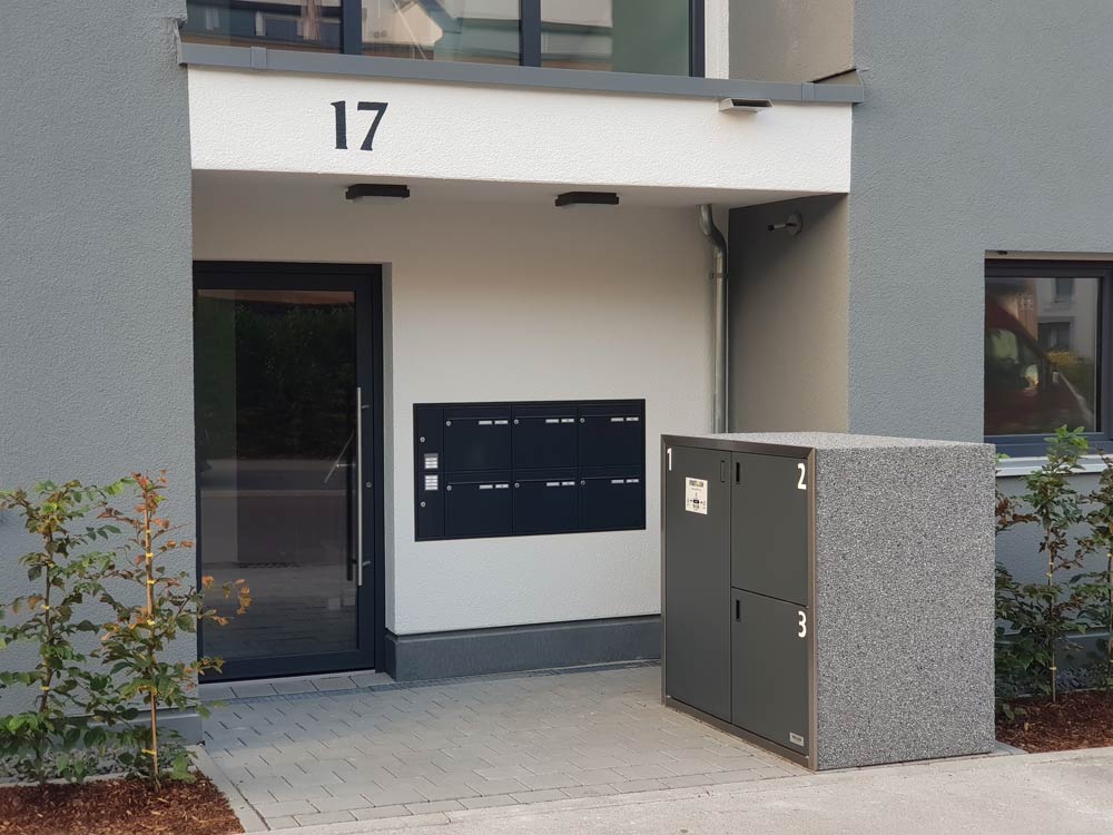 Paketbox als Ergänzung zum Briefkasten Paketbox als Ergänzung zum Briefkasten