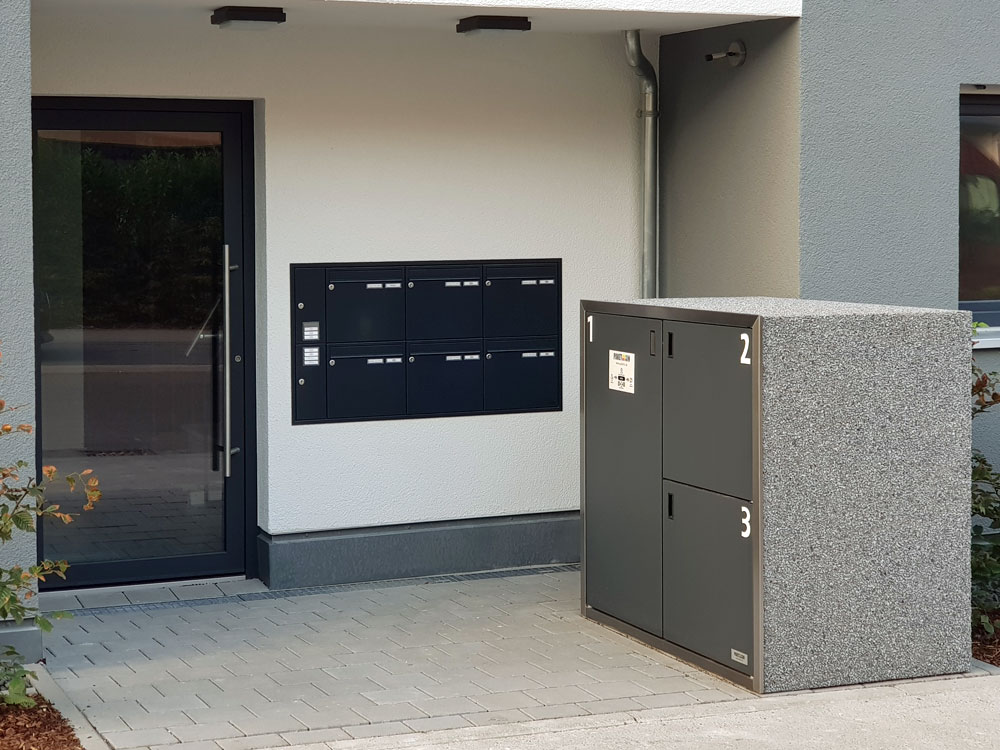 Ergänzende Paketfachanlage Ergänzende Paketfachanlage