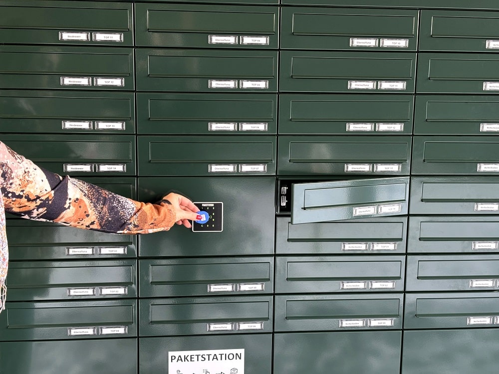 Elektrische Briefkästen mit RFID-Öffnung