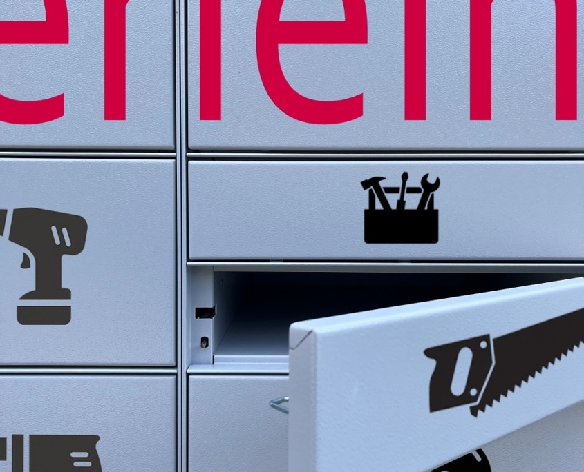 Verleihstation für Werkzeug Verleihstation für Werkzeug
